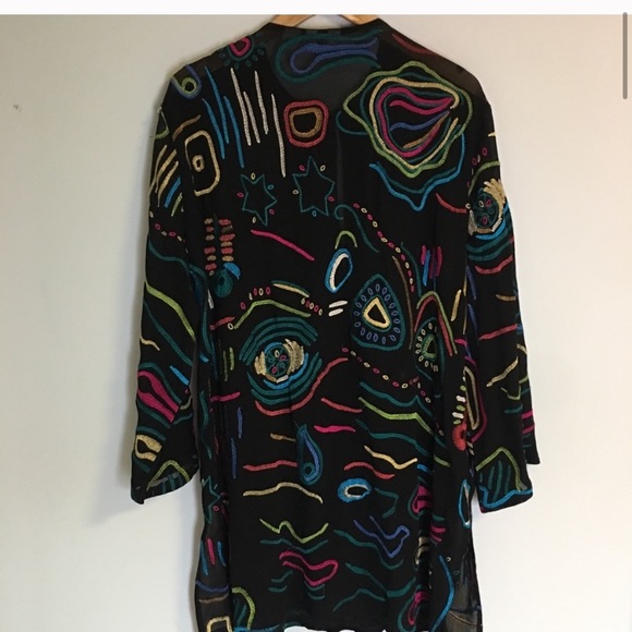 IN SEARCH OF (ISO) Black embroidered Laura Ashley - Picture 3 of 3